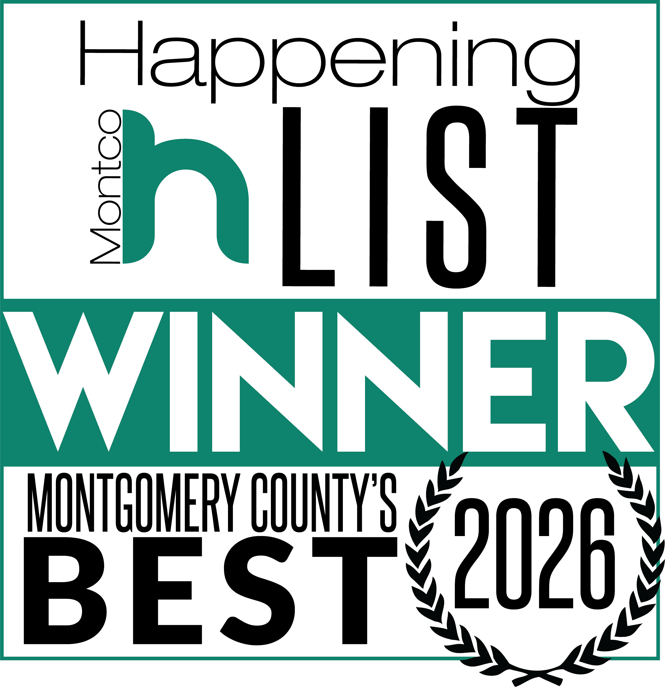 Happening List Winner - Montgomery County's Best 2026